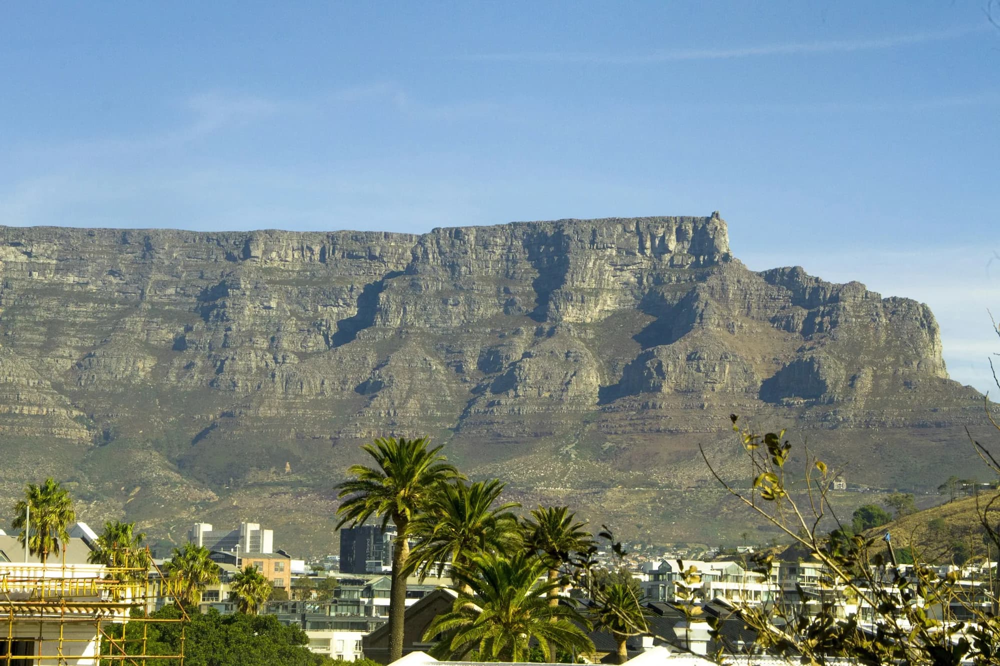 Table Mountain above Cape Town