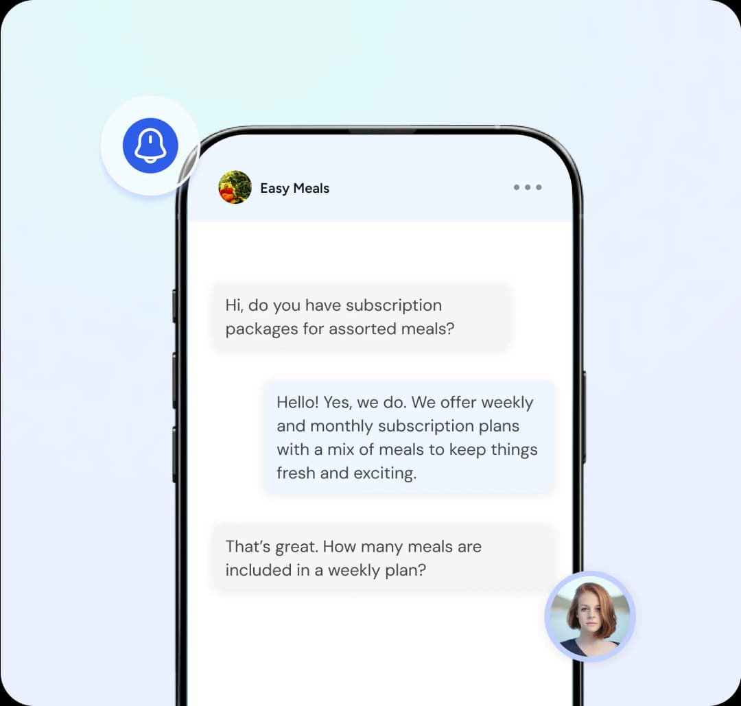 Connect with customers